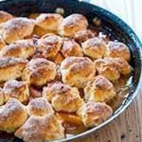 Skillet Peach Cobbler