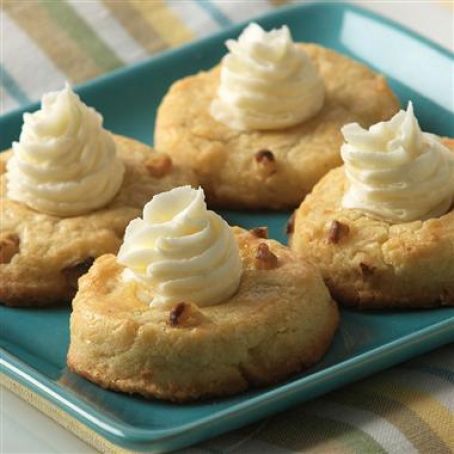 Eggnog Thumbprint Cookies