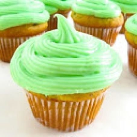 Emerald Isle Pistachio Cupcakes