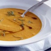 CARROT & FENNEL SOUP w/FENNEL SEED OIL