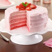 Strawberry Ombre Cake