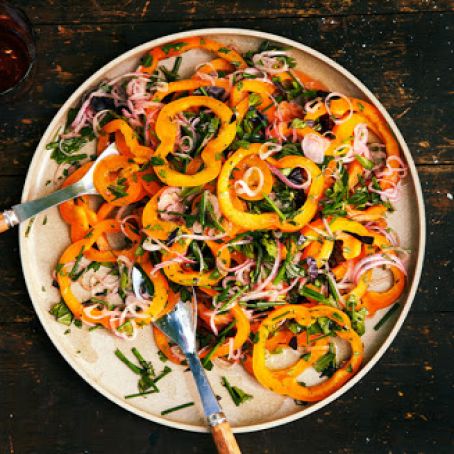 Sweet Bell Pepper and Onion Salad