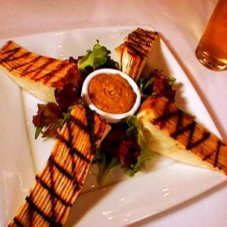 Garlic-Onion Tortilla Stack