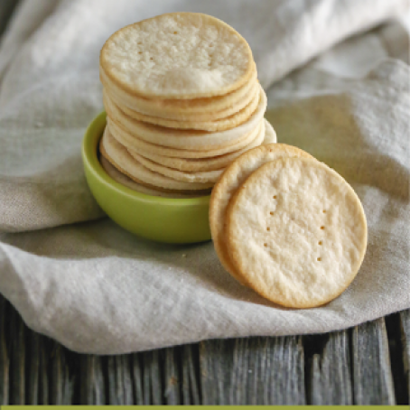 Grain Free Saltine Crackers made with Cassava Flour