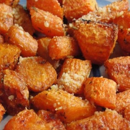 Roasted Parmesan-Garlic Carrots