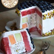 Pistachio Melon Cake