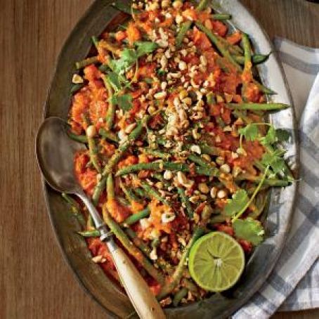 Stewed Green Beans and Tomatoes