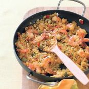 ONE HOUR SHRIMP PAELLA