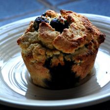 Baked:  Muffins: (Paleo) Blueberry Lemon Coconut Muffins