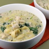 Creamy Pesto Chicken Soup