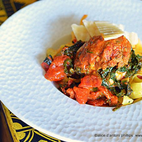 GROUND-Kale Meatball Wrap