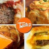 Mini Cheeseburger Dough Balls