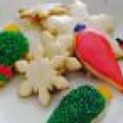 Kittencal's Buttery Cut-Out Sugar Cookies W/ Icing That Hardens