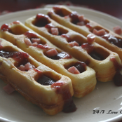 Low Carb Monte Cristo Waffles