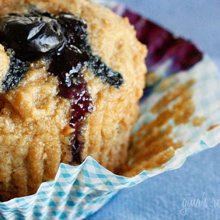 Blueberry Whole Wheat Muffins