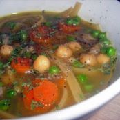 Chickpea Noodle Soup