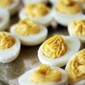 Piped Deviled Eggs