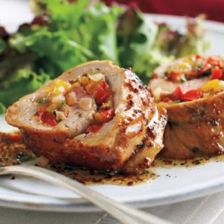 Apricot and Red Pepper Pork Tenderloin