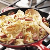 Sausage Pierogi Skillet