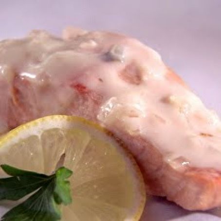 Salmon in Champagne Sauce