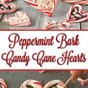 Peppermint Bark Candy Cane Hearts