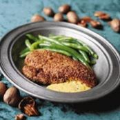 Pecan-Crusted Chicken with Mustard Sauce