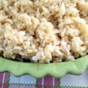 Brown Rice (for pressure cooker)