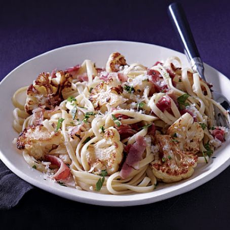 Linguine with Cauliflower and Prosciutto