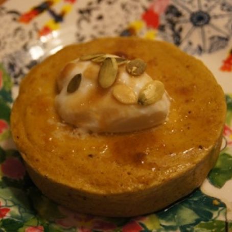 Pumpkin Custard - Microwave - for One