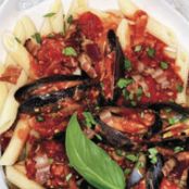 Mussels Penne Arrabbiata