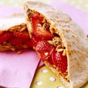 PB and Strawberry Pockets