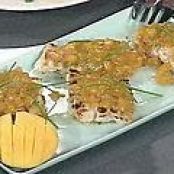 Grilled Grouper with Mango Habanero Barbecue Sauce