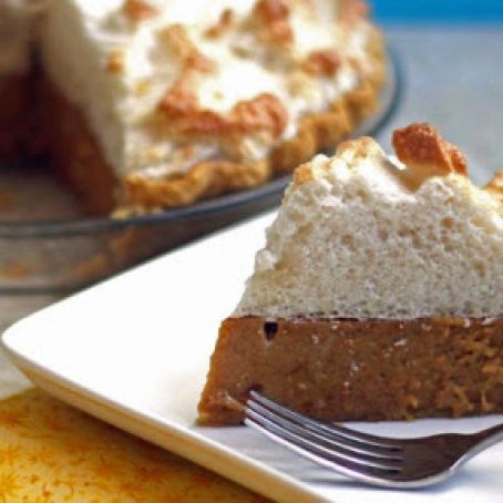 Sweet Potato Pie with Maple Meringue