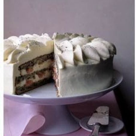 Poppy Seed Grapefruit Torte