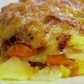 Three-Cheese Potato Gratin
