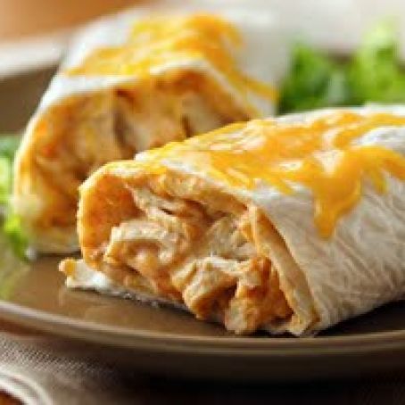 Creamy Turkey Burritos