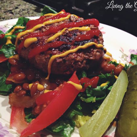 Burgers and Beans and a Wrap