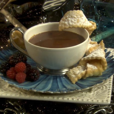 Mocha Served with Chiacchere*