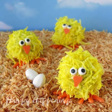 Coconut Chick Cake Balls