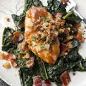Maple-Glazed Chicken Breasts with Mustard Jus