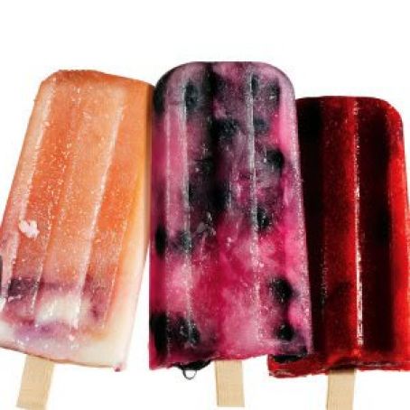 Popsicles: Strawberry-Balsamic-Basil
