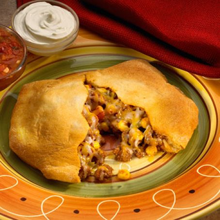 Cheesy Tex-Mex Beef Pockets