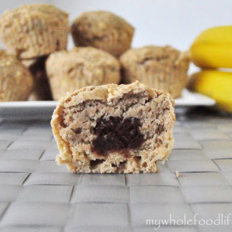 Muffins - “Nutella” Filled Banana Muffins