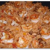 Buffalo Andouille and Shrimp Jambalaya