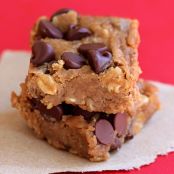 Nutella Chocolate Chip Blondies