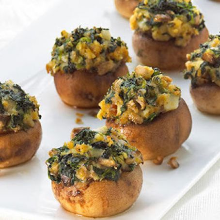Spinach-Stuffed Mushrooms