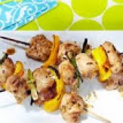 Mustard-Rosemary Chicken Skewers