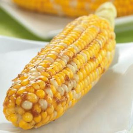 Lemon-Garlic Glazed Corn on the Cob