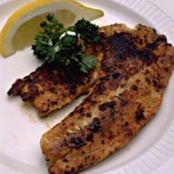 Blackened Tilapia with White Wine and Lemon