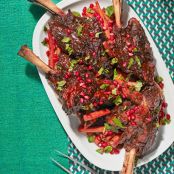 Pomegranate Braised & Glazed Lamb Shanks